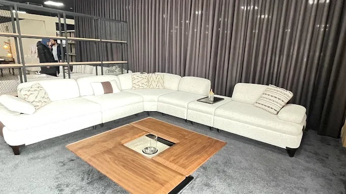 Showroom Worms – Ecksofa in der Ausstellung
